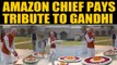 Amazon Chief Jeff Bezos on a 3-day India visit, pays tribute at Rajghat | OneIndia News