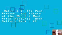 Water 4.0: The Past, Present, and Future of the World's Most Vital Resource  Best Sellers Rank : #2