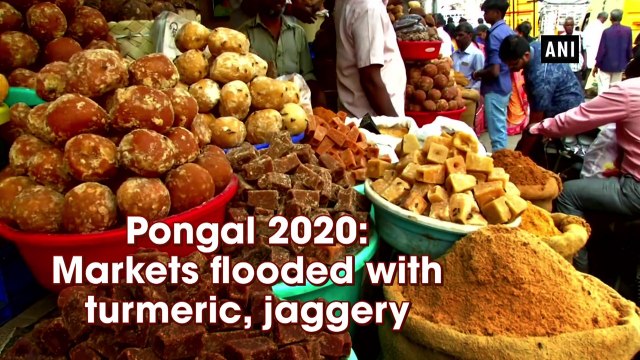 Pongal 2020: Markets flooded with turmeric, jaggery