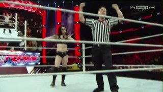 WWE RAW Diva's Championship Match- Paige vs. Nikki Bella (720p)