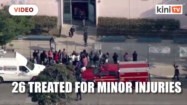 Dozens injured after jet dumps fuel on L.A. school