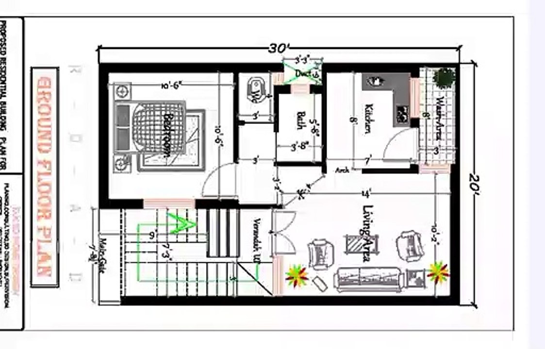 20x30 ft LATEST HOUSE PLAN