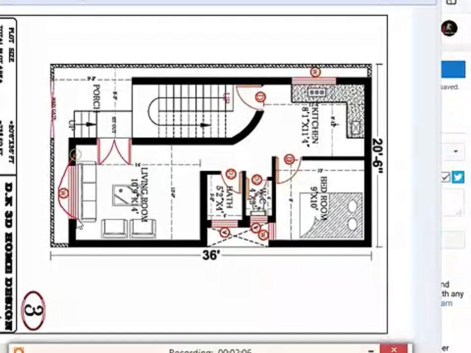 20X36 HOUSE PLAN