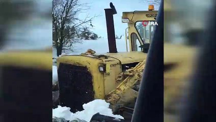 Mersin'in yüksek kesimlerinde kar mücadelesi