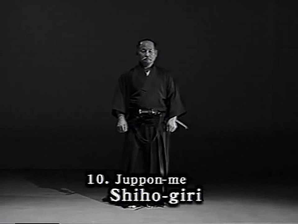 Iaido Kata Seitei 10 Juppon-me - Shiho-giri