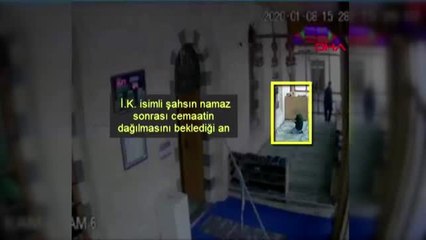 Kameradaki cami ve depodan hırsızlık şüphelileri yakalandı