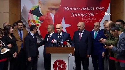 Devlet Bahçeli'den Önemli Açıklamalar