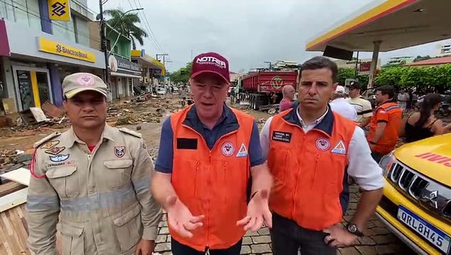 Cenário de guerra , diz governador sobre situação de Iconha após fortes chuvas