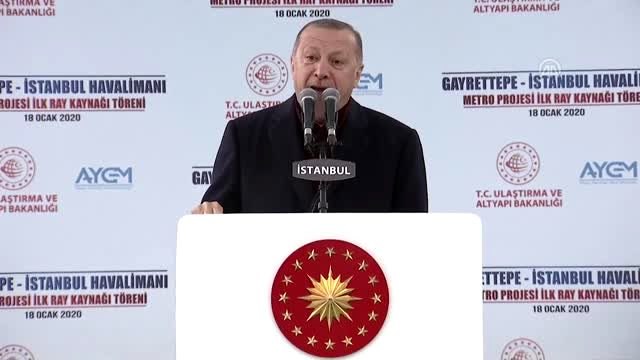 Cumhurbaşkanı Erdoğan: (Galataport) İnşallah mayıs sonu ilk etabı bitecek, yıl sonu tamamı bitecek
