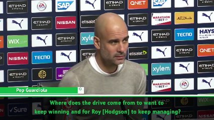Hodgson must be bored at home to coach for so long! - Guardiola