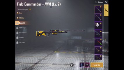 New AWM Skin Field Commander | Pubg Mobile