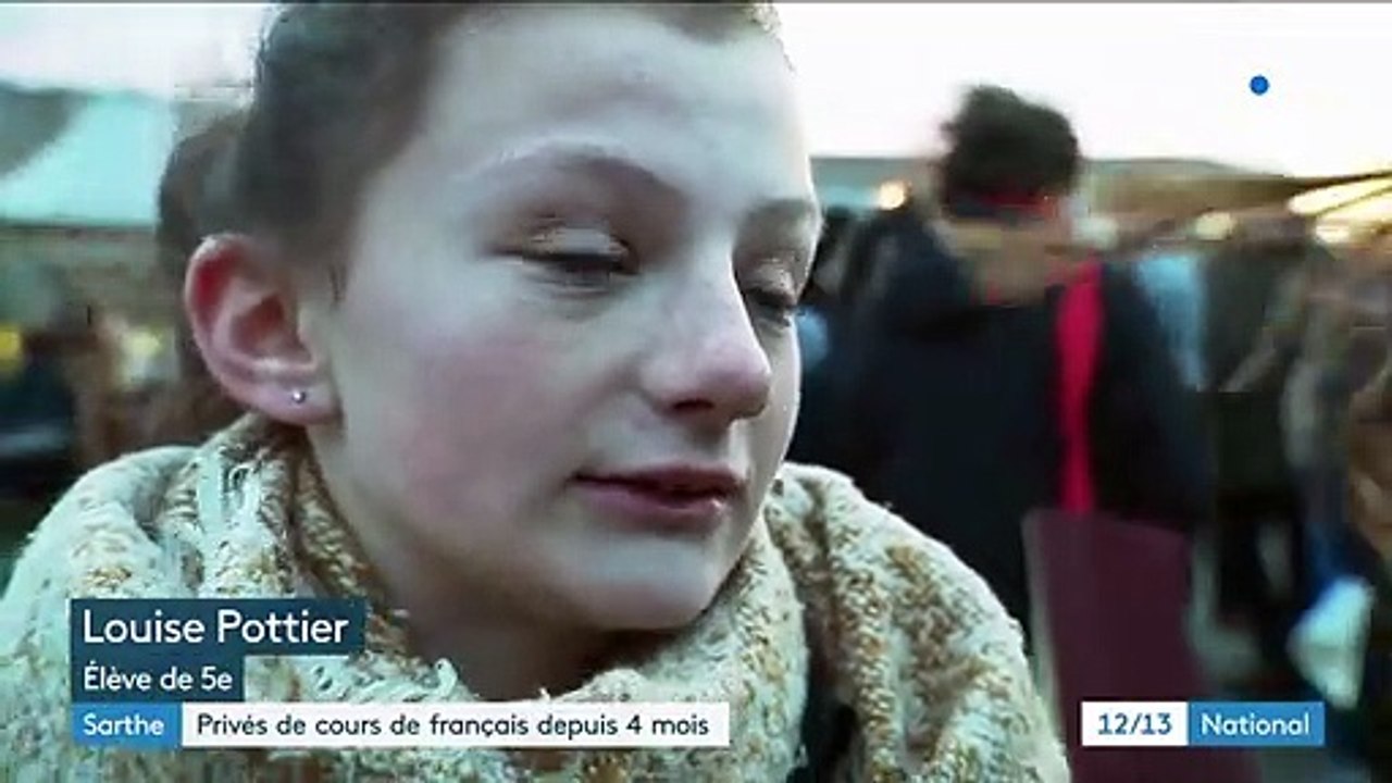 Sarthe : des collégiens privés de français depuis septembre