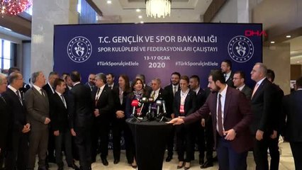 Bakan kasapoğlu derdimiz sporumuzun güçlü var oluşu