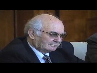 Ilir Meta me ministrin Maqedonas - (7 Prill 2000)