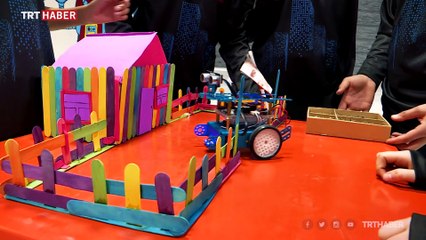 İmkansızlıklar içinde robotik kodlamaya merak saran Uludereli öğrenciler