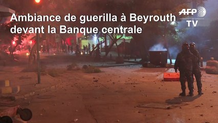 Beyrouth: échauffourées entre police et manifestants près de la Banque centrale