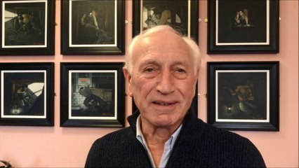 Artist Bob Olley with the paintings he has donated to South Shields Museum and Art Gallery on his 80th birthday