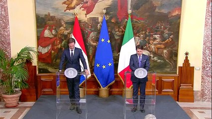 Conte con  Mark Rutte. In diretta da Palazzo Chigi (15.01.20)