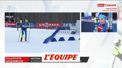 J. Simon «Une assez bonne course» - Biathlon - CM (F)