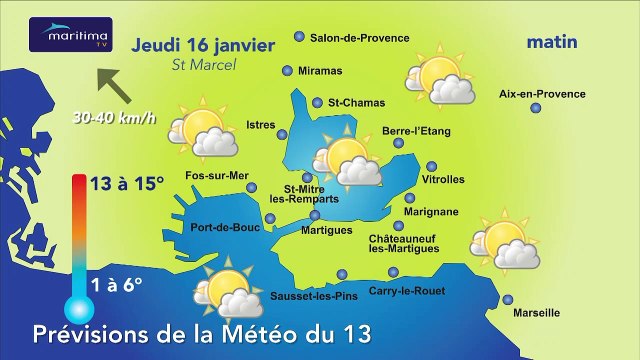 La météo pour jeudi 16 janvier et les idées sorties c'est par ici