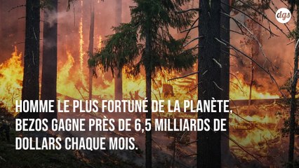 Suite aux incendies en Australie, Jeff Bezos offre « gracieusement » 5 minutes de revenus