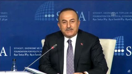 Çavuşoğlu: "(Hafter) Siyasi süreci değil, askeri çözüm istiyor"