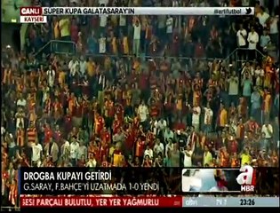 Kupa böyle kalktı! Konfeti skandalı..