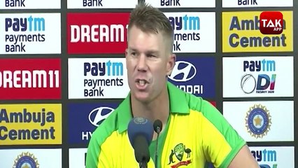 David Warner Tells Mistake  Done By India In 1st ODI Match Against Australia.