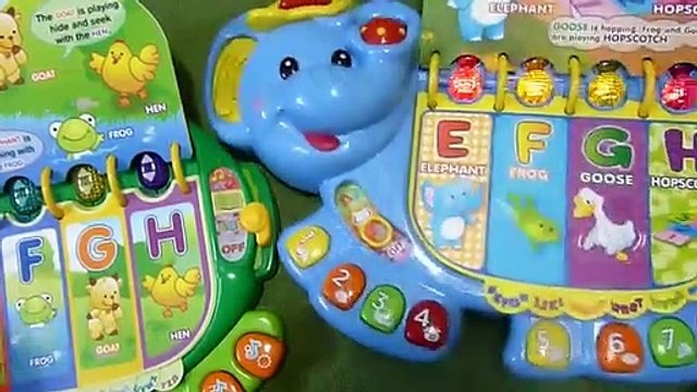 Vtech Touch and Teach Elephant VS Touch and Teach Turtle Toy - Comparison Review