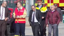 Torra y Buch visitan la zona afectada por la explosión en Tarragona