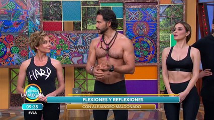 Carmen Muñoz nos acompañó a iniciar el día con energía en Flexiones y Reflexiones.| Venga La Alegría