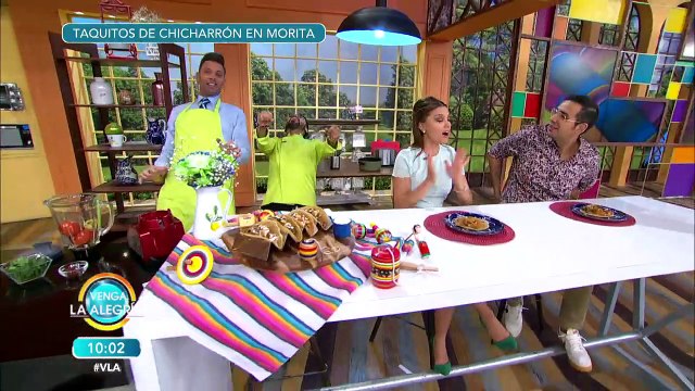 ¡Miércoles taquero! ¡Prepara unos ricos Taquitos de chicharrón en morita! | Venga La Alegría