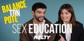 Sex Education (Netflix) - Emma Mackey et Sami Outalbali balancent sur le cast !