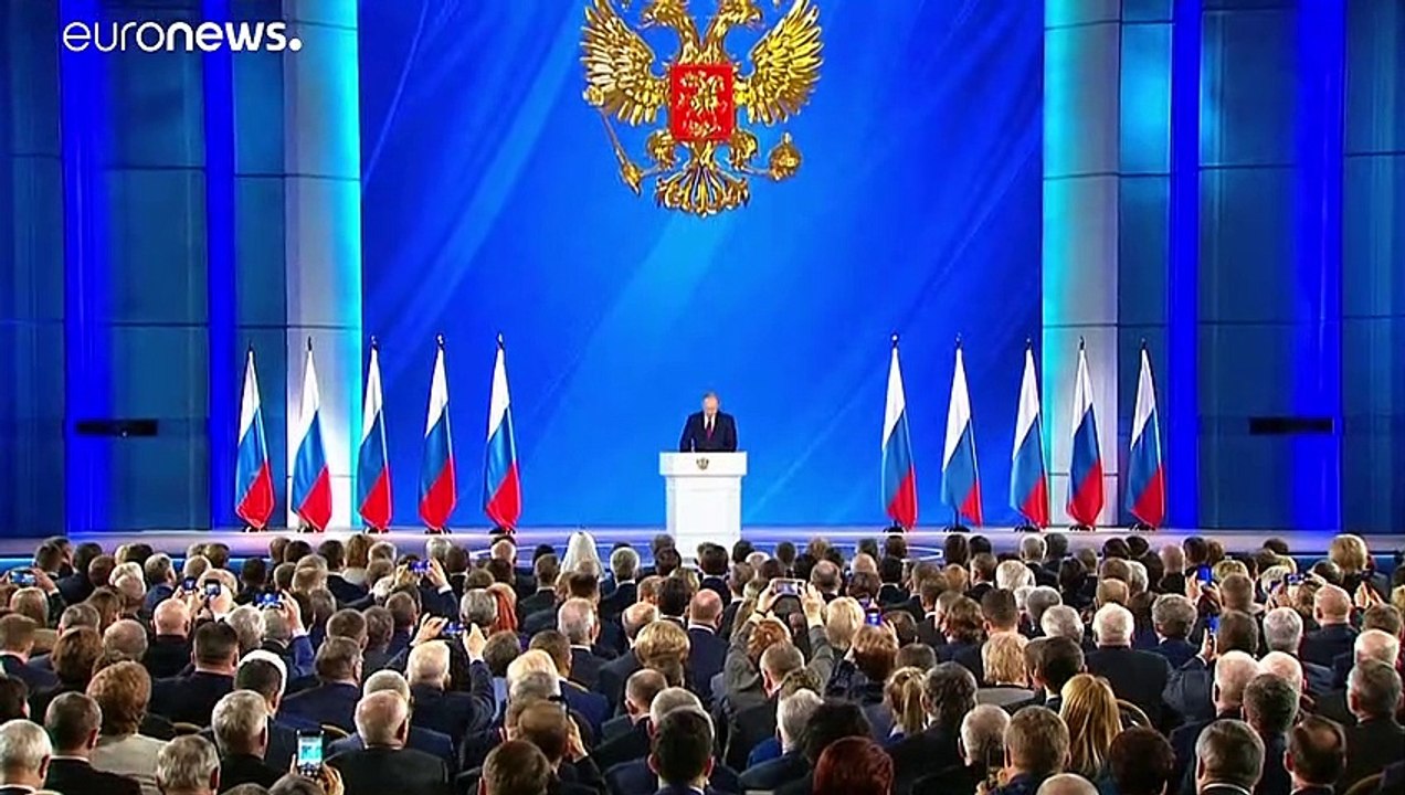 Putin zur Lage der Nation: 'Wir müssen beim Wettrüsten niemand einholen.'