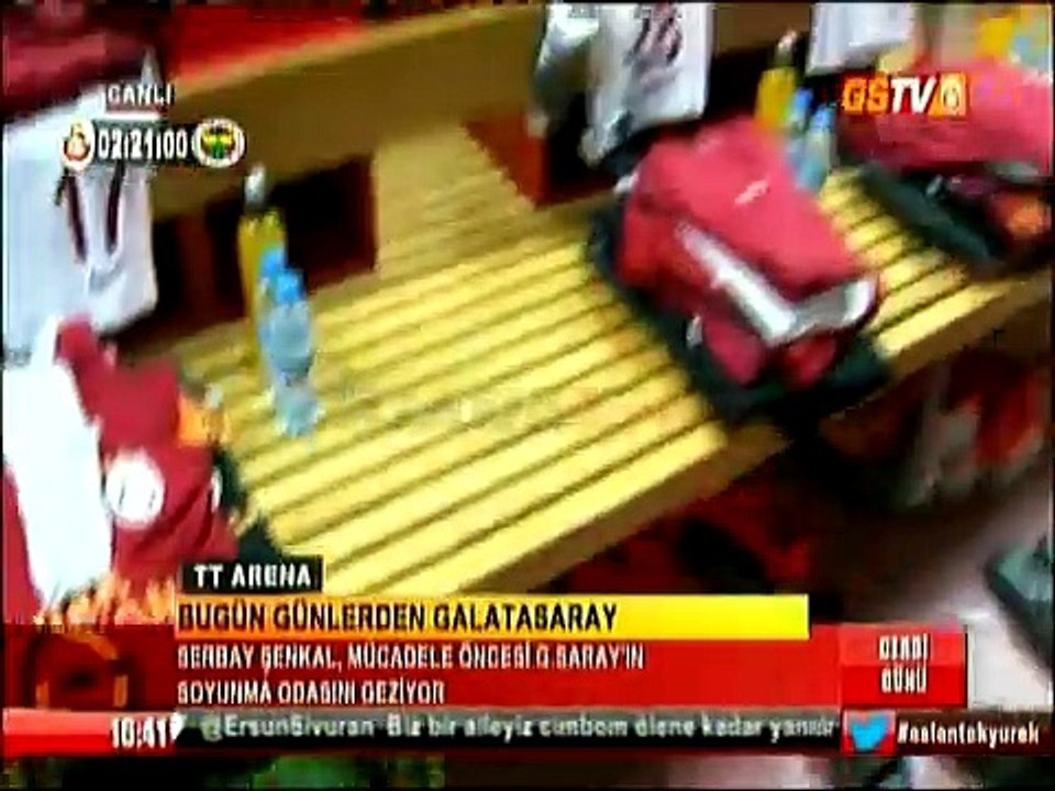 İşte dev derbi öncesi Galatasaray soyunma odası