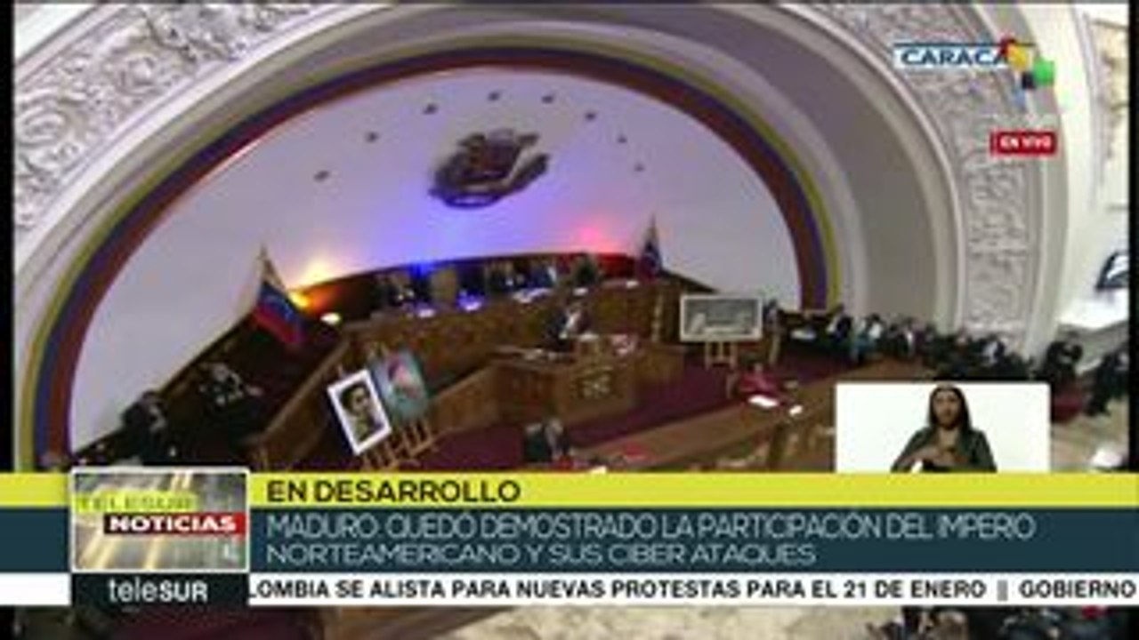 Venezuela: presidente Nicolás Maduro presenta su informe anual