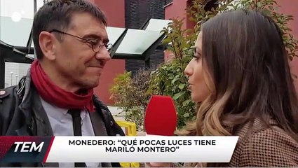 El odio africano de Juan Carlos Monedero contra Mariló Montero