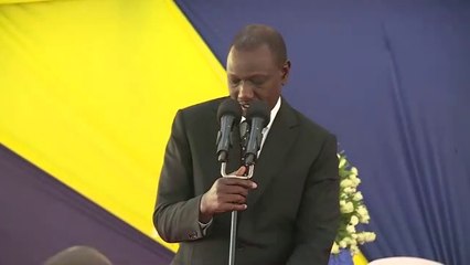 Ruto  tells that in politics there are ups and downs