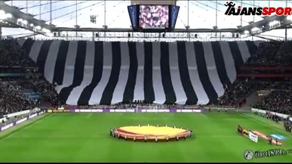 Eintracht Frankfurt taraftarından çılgın koreografi!