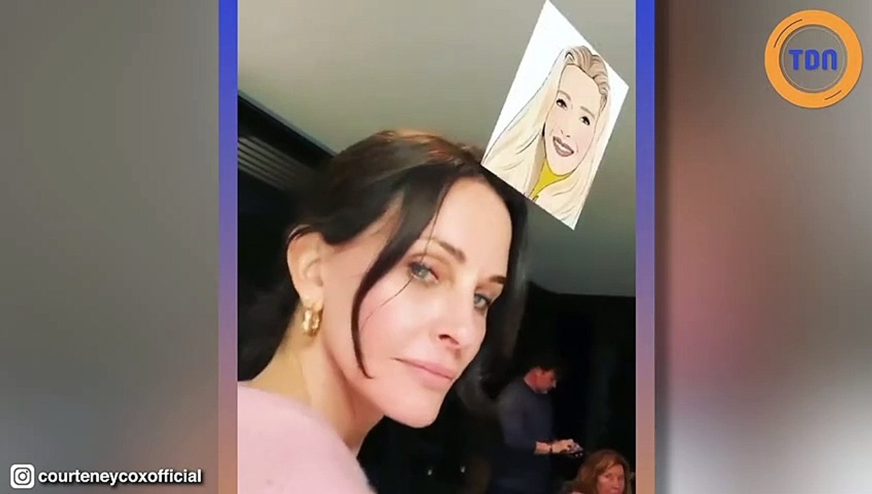 Courtney Cox buzze avec le filtre "Quel personnage de Friends es-tu"