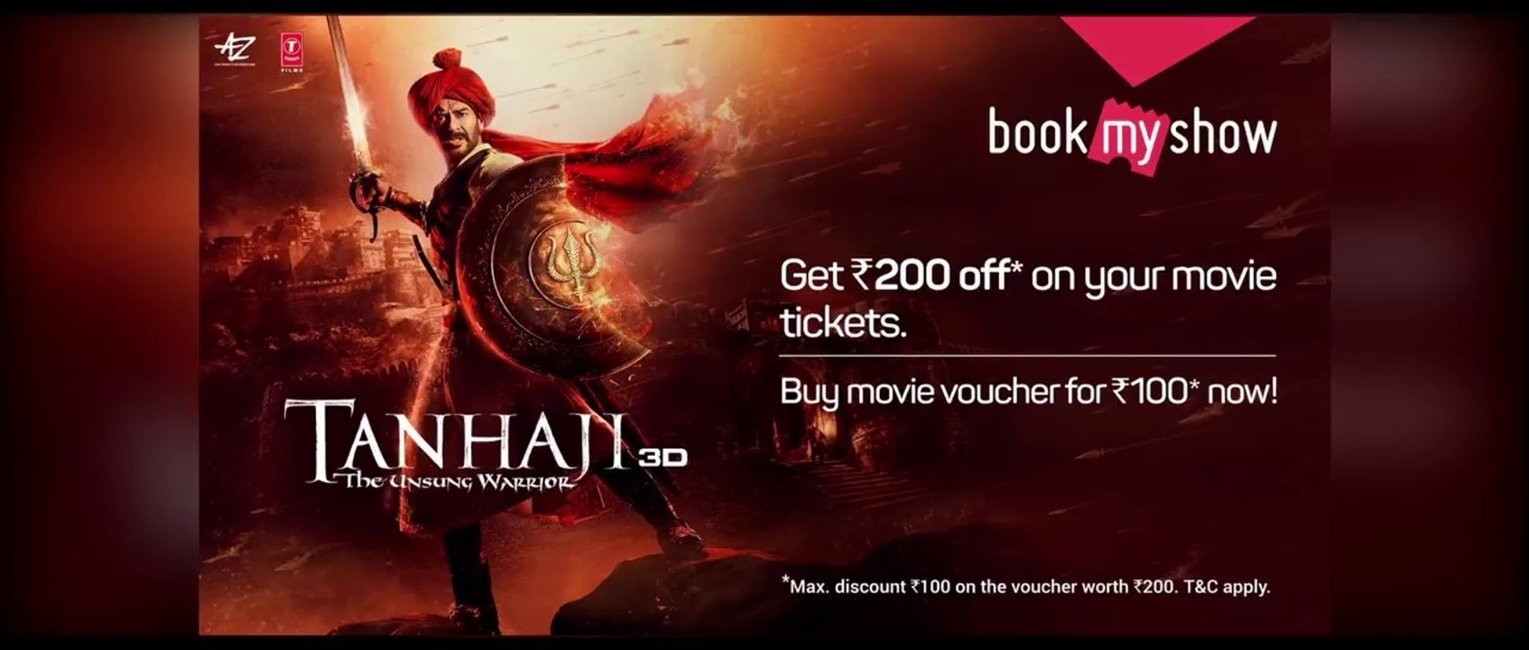 Tanhaji_ The Unsung Warrior - Official Trailer _ अजय डी, सैफ अली के, काजोल  ओम राउत_ 15 Jan 2020