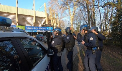 Exercice de sécurité au stade de la Meinau