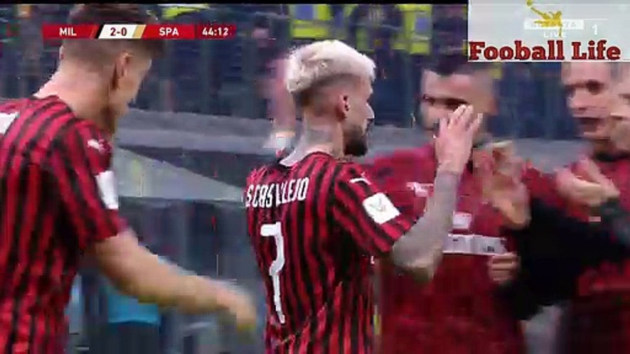Castillejo S. SUPER Goal HD - AC Milan 2 -0 Spal