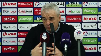 Trabzonspor Teknik Direktörü Çalımbay'ın açıklaması