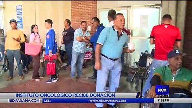 Instituto oncológico recibe donación - Nex Noticias