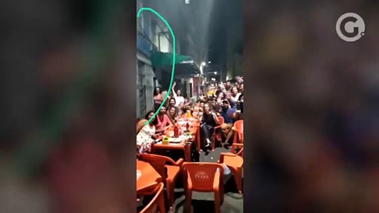 Grupo de amigos comemorava aniversário perto de prédio que desabou no Centro de Vitória
