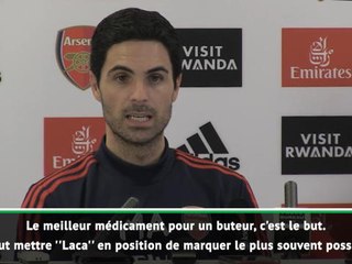 Arsenal - Arteta sur la disette de Lacazette : "Le meilleur médicament d'un buteur, c'est le but"