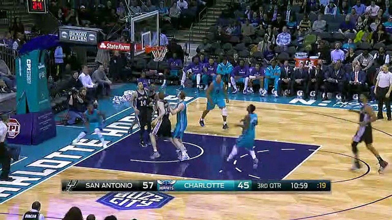 San Antonio Spurs 98-93 Charlotte Hornets
