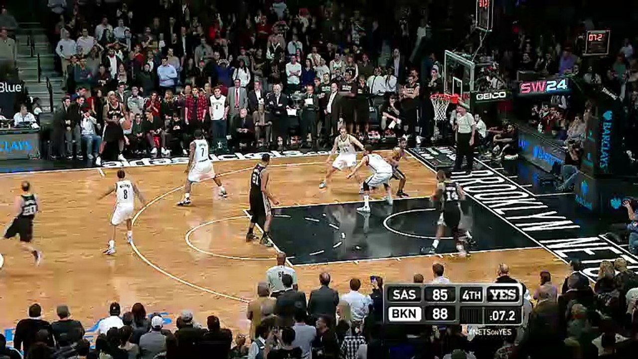 San Antonio Spurs 93-95 Brooklyn Nets