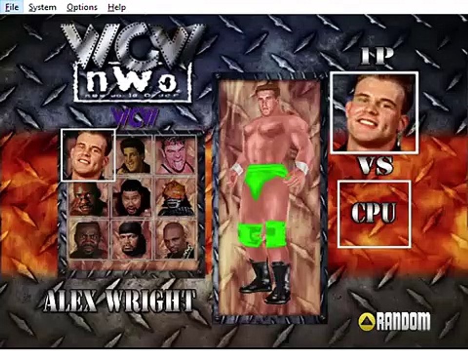 WCW-NWO Starrcade 64 Mod Matches Booker T vs Chris Benoit